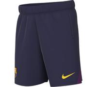 FC Barcelona Strike Nike Dri-Fit Knitted Football Shorts for Older Children, Imperial Purple/Midwest Gold, HJ7877-594, XL