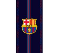Fc Barcelona Stripe Beach & Bath Towel