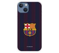 FC Barcelona Stripes Blaugrana iPhone 13 Case to Protect Your Mobile Phone, Flexible Silicone iPhone Case with Official Licensed FC Barcelona