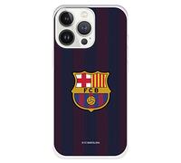 FC Barcelona Stripes Blaugrana iPhone 13 Pro Phone Case to Protect Your Mobile, Flexible Silicone iPhone Case with Official Licensed FC Barcelona