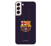 FC Barcelona Stripes Blaugrana Protective Case for Samsung Galaxy S22 - Flexible Silicone Case with Official Licensed FC Barcelona