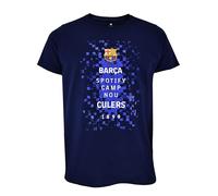 FC Barcelona - T-Shirt Official Logos Barça, Unisex, XXL