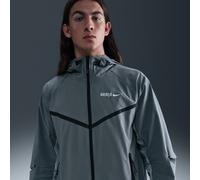 FC Barcelona Tech Windrunner Men's Nike Football Full-Zip Woven Jacket - Grey XL