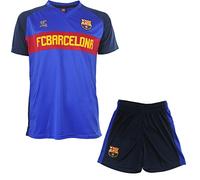 FC Barcelone Barça Jersey and Shorts Set - Official Collection Child Size 12 Years, Blue, 12 Years