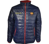 FC Barcelone Official Collection Men's Adult Size Barça Padded Jacket, Mens, navy, M