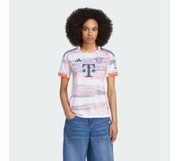 Adidas Fc Bayern 25/26 Away Woman Short Sleeve T-shirt White S Women