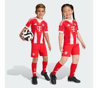 adidas Bayern 25/26 Home Mini Kit, Red, Size 5-6 Years Red