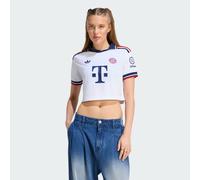 Adidas Fc Bayern Munich 26/27 Cropped Away Woman Short Sleeve T-shirt White XS Woman