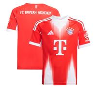 Adidas Fc Bayern 25/26 Home Junior Short Sleeve T-shirt Red 15-16 Years Boys,Girls