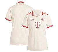 adidas Bayern Munich Third Shirt 2024 2025 Womens 16 (XL) Beige