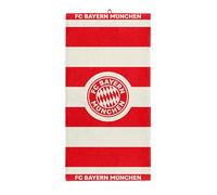 FC Bayern München Bath Towel, Hand Towel, Shower Towel, Red/White, 180 x 90 cm