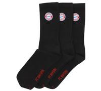 FC Bayern München Crew Socks Pack of 3, black, 43-46
