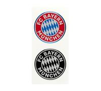 FC Bayern München Unisex 3D Sticker Logo Set of 2