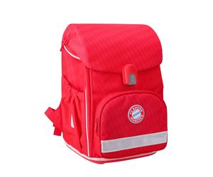 FC Bayern Munich I satchel I school backpack I 4 pieces I red I with pencil case