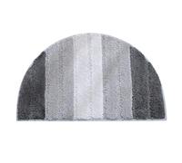 FC Fancy Semi Circle Bathroom Rug Floor Mat, Soft Absorbent Microfiber Half Moon Bath Mat With Non-Slip Backing, Washable Entrance Mat Kitchen Carpet Indoor Doormat