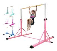 FC FUNCHEER Gymnastics bar,5FT/6FT Horizontal Bars, Adjutable Gymnastic Bar for Kids Ages 5-20, 35.4" to 59"/45" to 71", Weight Limit 500 LBS,Home Gym Equipment