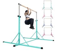 FC FUNCHEER Gymnastics bar,5FT/6FT Horizontal Bars, Adjutable Gymnastic Bar for Kids Ages 5-20, 35.4" to 59"/45" to 71", Weight Limit 500 LBS,Home Gym Equipment