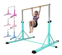 FC FUNCHEER Gymnastics bar,5FT/6FT Horizontal Bars, Adjutable Gymnastic Bar for Kids Ages 5-20, 35.4" to 59"/45" to 71", Weight Limit 500 LBS,Home Gym Equipment