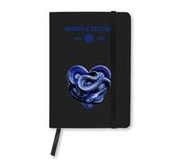 FC Internazionale Milano S.p.A. IM Inter Notebook Black Amarti è Destino, PU Cover, Digital Print Heart Screen Print, Paper Sheets
