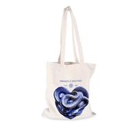 FC Internazionale Milano S.p.A. IM Inter White Amarti è Fate Tote Bag, 100% Cotton, Screen Print Digital Heart