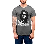 FC Liga Liverpool Football Organic Cotton T-Shirt - Jurgen Klopp Viva La Revolution - Choice of Mens Womens Kids Charcoal