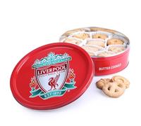 FC Liverpool Danish Butter Cookies 340g - Classic Butter Biscuits in Official Liverpool FC Tin - Authentic Danish Biscuit Recipe - Rich Buttery Flavor - Premium Gift for Football Fans & Cookie Lovers