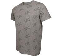 Liverpool F.C. Mens Repeat Logo T-Shirt - Gray - S