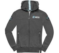 FC-Moto Effortless Ladies Zip Hoodie, grey-blue, size XS for Women