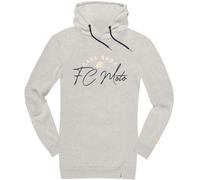 FC-Moto FCM-Sign-D Ladies Long Hoodie, grey, size M for Women