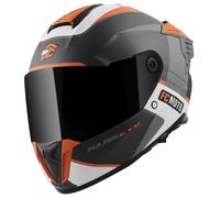 FC-Moto Hawk EVO-X Helmet, black-white-orange, size 2XL for Men