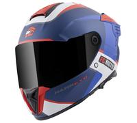 FC-Moto Hawk EVO-X Helmet, black-white-red-blue, size XL for Men