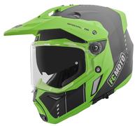 FC-Moto Merkur Pro Air Enduro Helmet, black-green, size M for Men