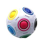 FC MXBB Intelligence Rainbow Magic Ball Cube 3D Puzzle Football Design Kid Toys Age 3+
