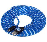 FC Schalke 04 Micro USB Ladekabel Fussball Blau/Weiß