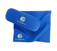 FC Schalke 04 Plastic Glasses Case with Blue Polyester Cleaning Cloth