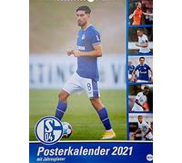 FC Schalke 04 Posterkalender 2021: Jahresübersicht mit Spielergeburtstagen