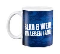 FC Schalke 04 S04 Coffee Mug Blue & White A Lifetime