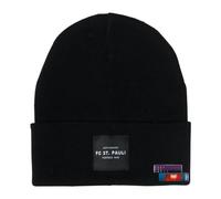 FC St. Pauli Beanie Hat with Anti-Print + 2 x Fanergy Grape Sugar, black, One Size