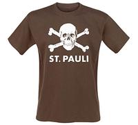 FC St. Pauli Brown Skull T-Shirt Brown L