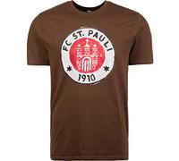 FC St. Pauli T-Shirt Logo Paint - Brown M