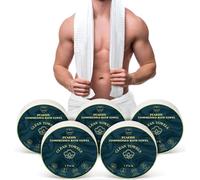FCaeon Compressed Bath Towel Tablets Large 140x70cm 5PACK Compresseed Bath Towels Travel Size & Premium Personal Cleansing Tablets Great for Beauty & Personal Care (Blue)