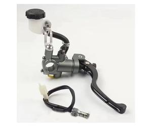 FCAPCBMUKW Clutch Brake 17.5mm Brake PX1 Motorcycle Brake Clutch Pump Lever Radial Master Cylinder 7/8" 22mm Uitable for Most Motorcycles Brake Clutch(Titanium Right)