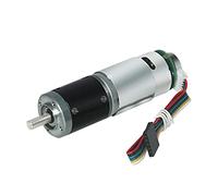 FCARUMIQP DC Motor Encoder Planet deceleration Geared Motors Silent Large Torque D C Planetary Gear Gearbox Speed Ruducer : 12V 340RPM