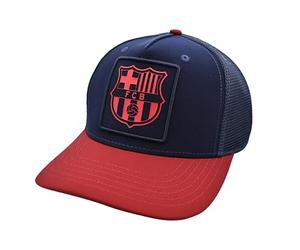 FCB Barça Patch Navy Cap with FC Barcelona Licence Adult Size Adjustable