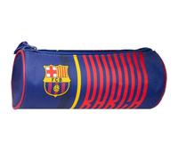 FCB Barcelona FC Basic Flat Pencil Case 23 x 12 cm | Official Design with Club Crest | Compact and Resistant School Case | Ideal for Pencils, Pens and Supplies | Secure Zip