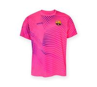 FCB FC Barcelona Digital Training T-Shirt Fuchsia Barcelona 100% Polyester Adult Unisex, pink, S