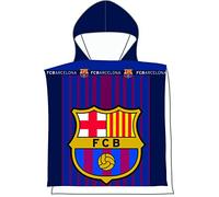 FCB FC Barcelona Fleece Blanket, 100% Polyester, Blue, 55 x 110 cm