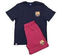 FCB Men's FC Barcelona Shorts Pyjamas S M L XL Short Sleeve (Medium)