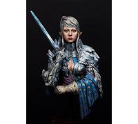 FCBEL 1/10 Ancient fantasy female elf warrior resin character bust model, unassembled and unpainted die-cast miniature kit/K7199A