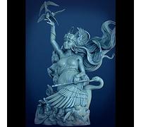 FCBEL 1/10 Ancient fantasy female elf warrior resin character model bust, unassembled and unpainted die-cast miniature kit/K5747A